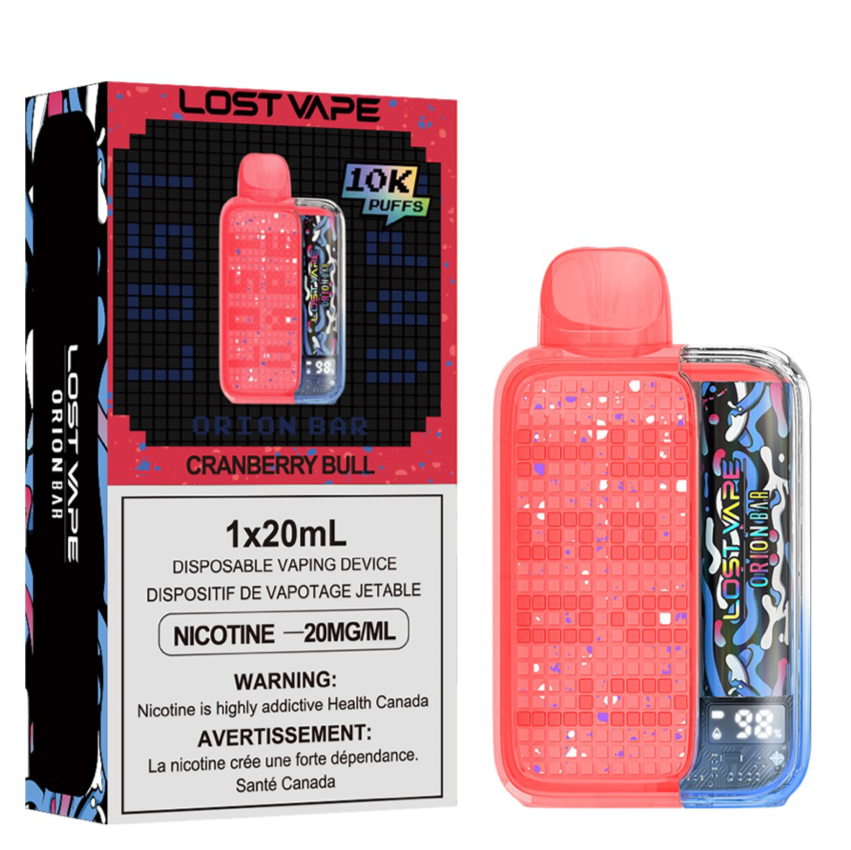 lost vape puff Lost Vape Orion 50k Puff Rechargeable Disposable Raspberry Refresher main image 0